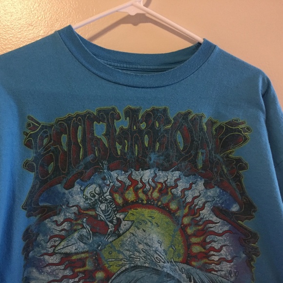 Billabong skeleton clearance surfing shirt